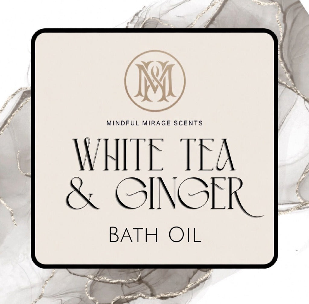 Bath oil - White Tea & Ginger